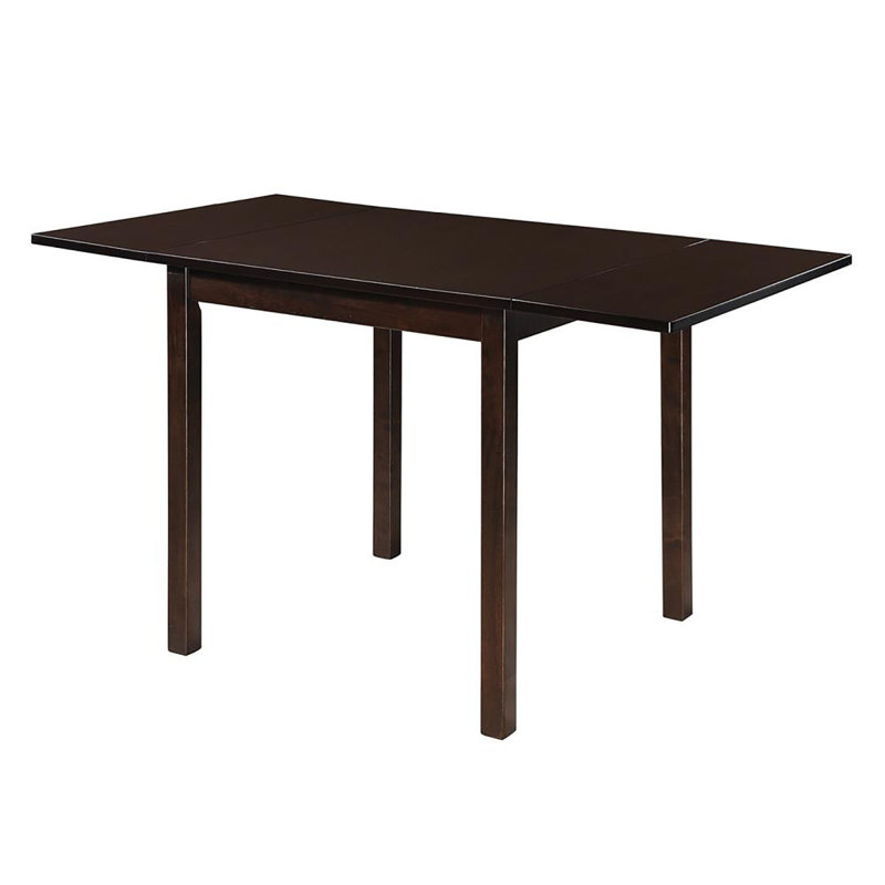Cappuccino Dining Table With Drop Extension Leaf