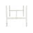 Deitra Rustic Farmhouse Metal Console Table with Solid Wood Top-360778798