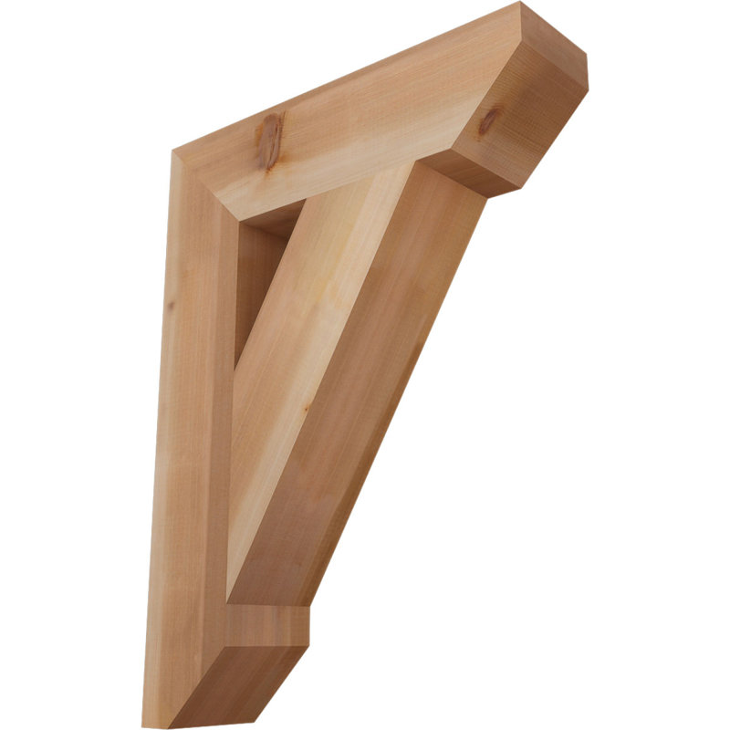 Support pour lattes l 5 5 po x P 24 po x H 32 po, cèdre rouge de l'Ouest, Cèdre rouge, H 32 po x l 5,5 po x P 24 po