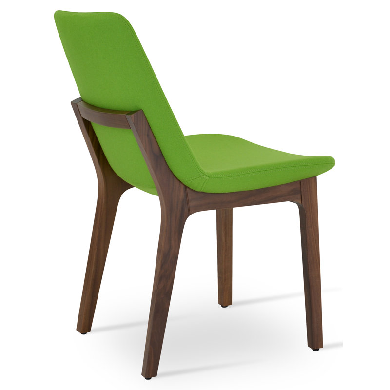 Eiffel Wood Dining Chair, Walnut, Pistachio