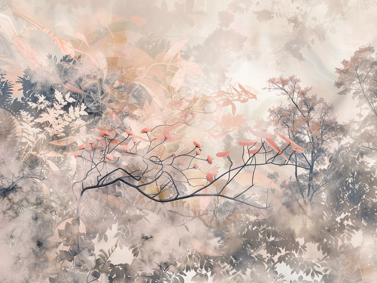 VisionDecor Floral Fleece Throw Blanket Nature Throws for Sofas or