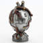 Horloge 4,33 pouces en étain coulé à froid Steampunk