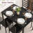 Lashaune Dining Table Set For 4, Kitchen Table And Chairs For 4, 5 Piece Kitchen Dining Room Table Set,Space-Saving Wood Modern Rectangle Dinner Table Dinette Furniture For Breakfast Nook,Home Office