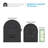 Boulder Post Mount Mailbox Black-45393462