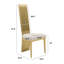 Ensemble repas haut de gamme avec table en verre transparent et structure en acier inoxydable-109070404