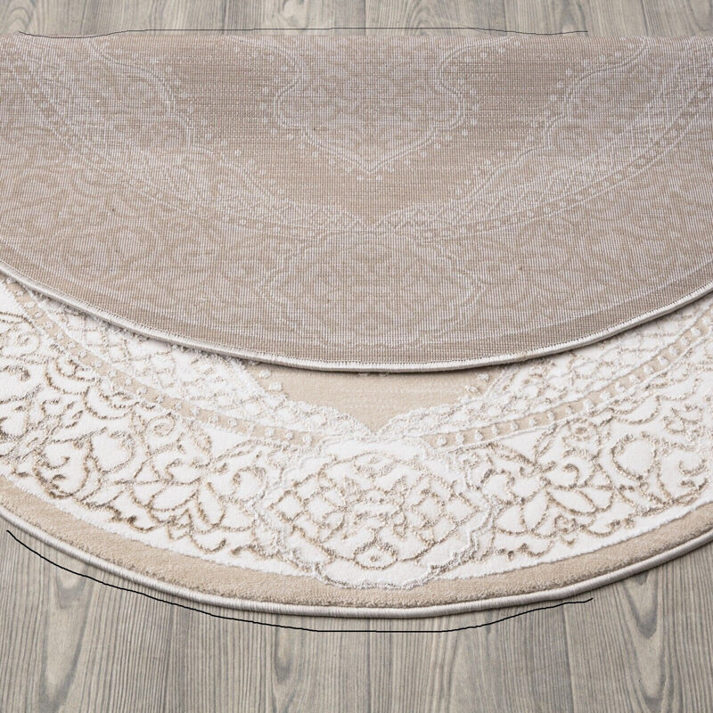 Braidon Abstract Area Rug, Round 120cm
