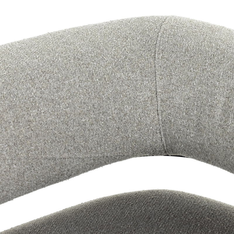 Gareth Swivel Barrel Chair, Torrance Silver