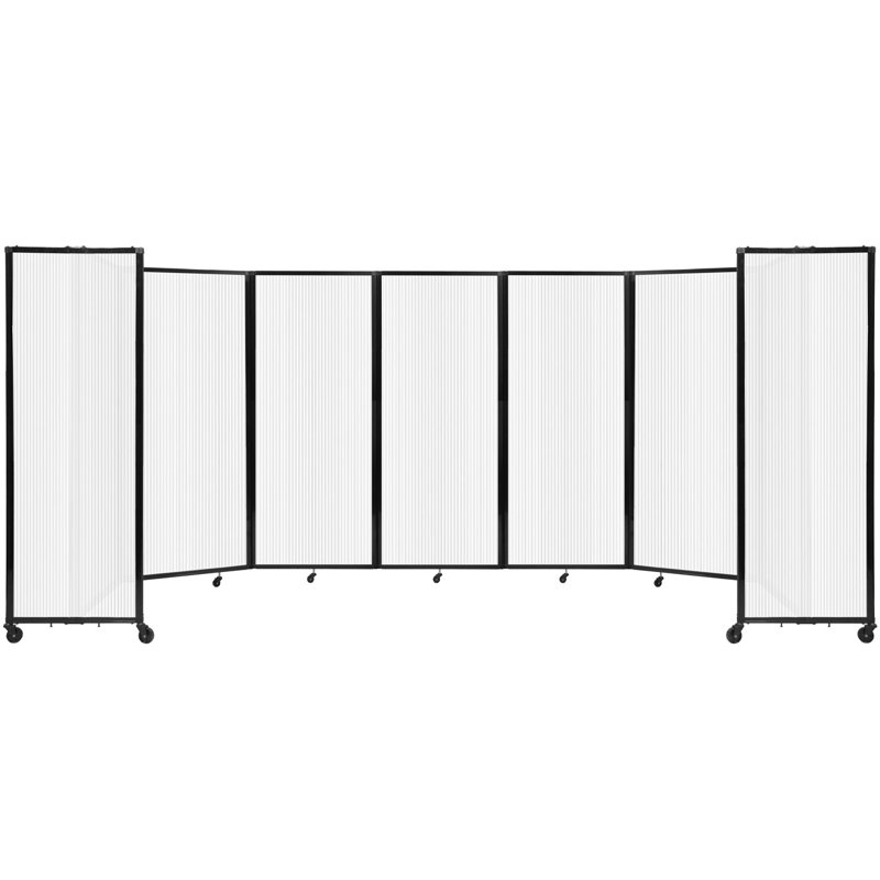 Cloison murale en polycarbonate 360, H 60 po x l 168 po, Opale