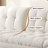 Modern white tech fabric retractable sofa bed with storage