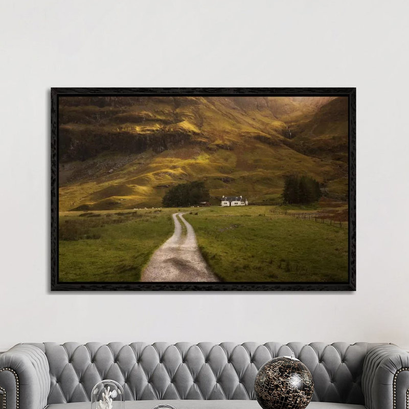 Scotland I by Daniel Kordan - Print on Canvas, 152.5 cm H x 101.5 cm W, Black Framed