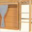 Lit mezzanine avec armoire de rangement, garde-robe et DEL-123985603-123985606