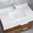 Superior Ceramic Bathroom Sink - White, Rectangular, Overflow, Sound Dampening, Heat , Stain & Scratch Rust-, No Faucet Pores White Basin Soundproof, Rust Holes Emerged