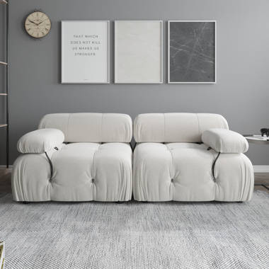 Wayfair 114.6\'\' Sofa Upholstered | Samples Wayfair