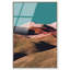 Mountains Over Turquoise Sky Print by Oliver Gal-241233491-241233519