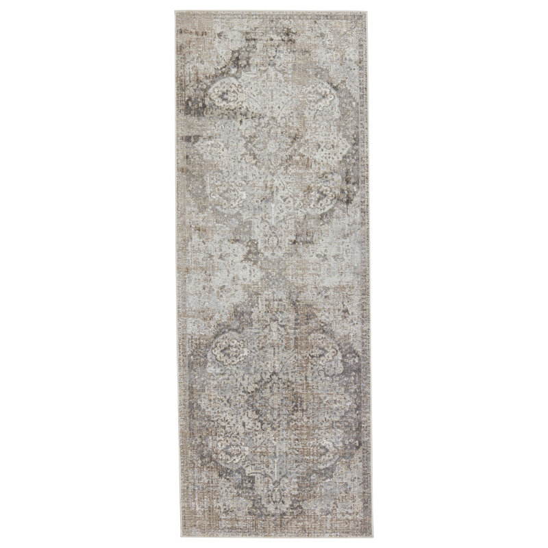 Tapis oriental gris Varasteh, Tapis de couloir 3 pi x 8 pi