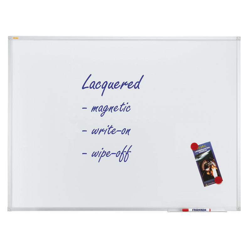 X-tra!Line® Lacquered Steel Whiteboard, 120cm H x 120cm W x 3cm D