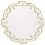 Ribbon Twirl Cotton Blend Scalloped Placemats-1709502804