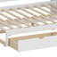 Lit de jour avec tiroirs de rangement, lumières DEL et ports USB-417309021