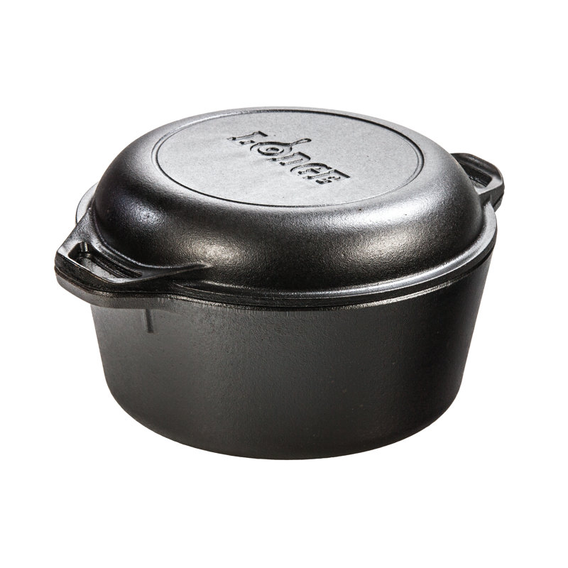 Lodge 4.7L Cast Iron Round Dutch Oven