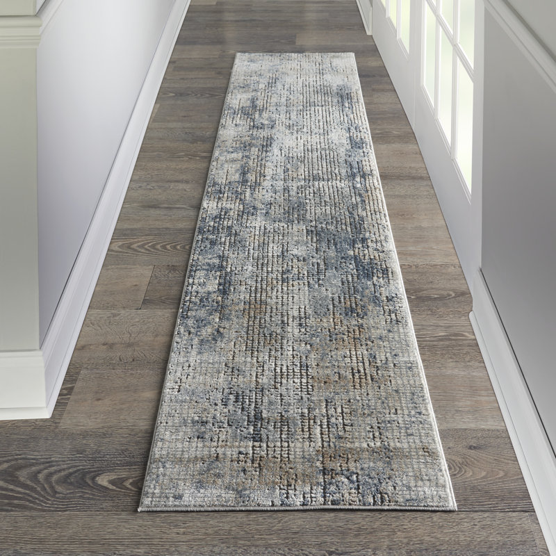Tapis beige Freeda, Tapis de couloir 2 pi 2 po x 7 pi 6 po