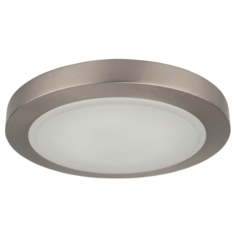Plafonnier encastré 1 lumière à del simple 9,5 po