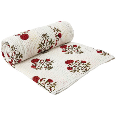 Colello Block Printed Kantha Quilt