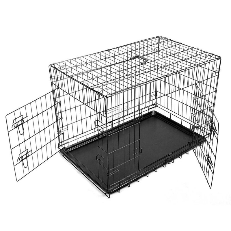 Metal Dog House with 2 Doors