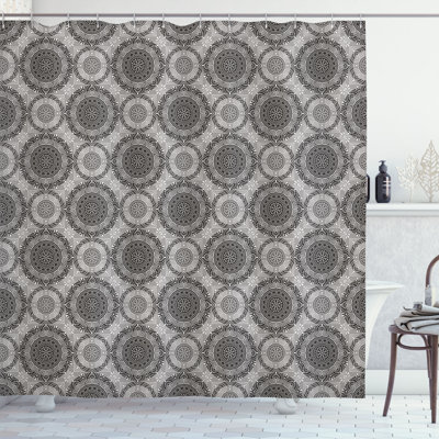 Shower Curtain with Hooks Included