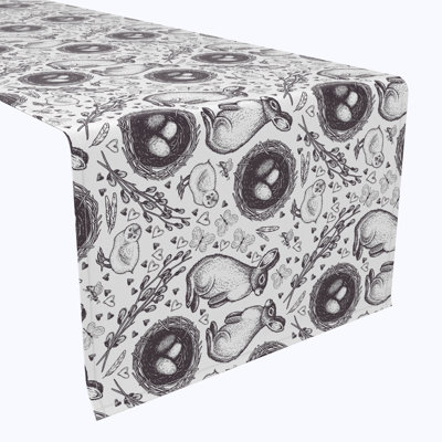 Mars Geometric Easter Table Runner