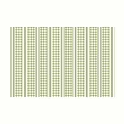 Green Gingham Tablecloth