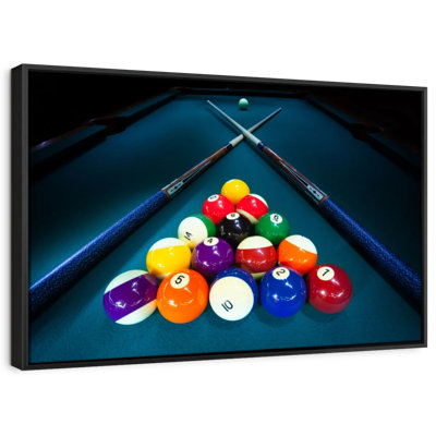 Impression sur toile de billard