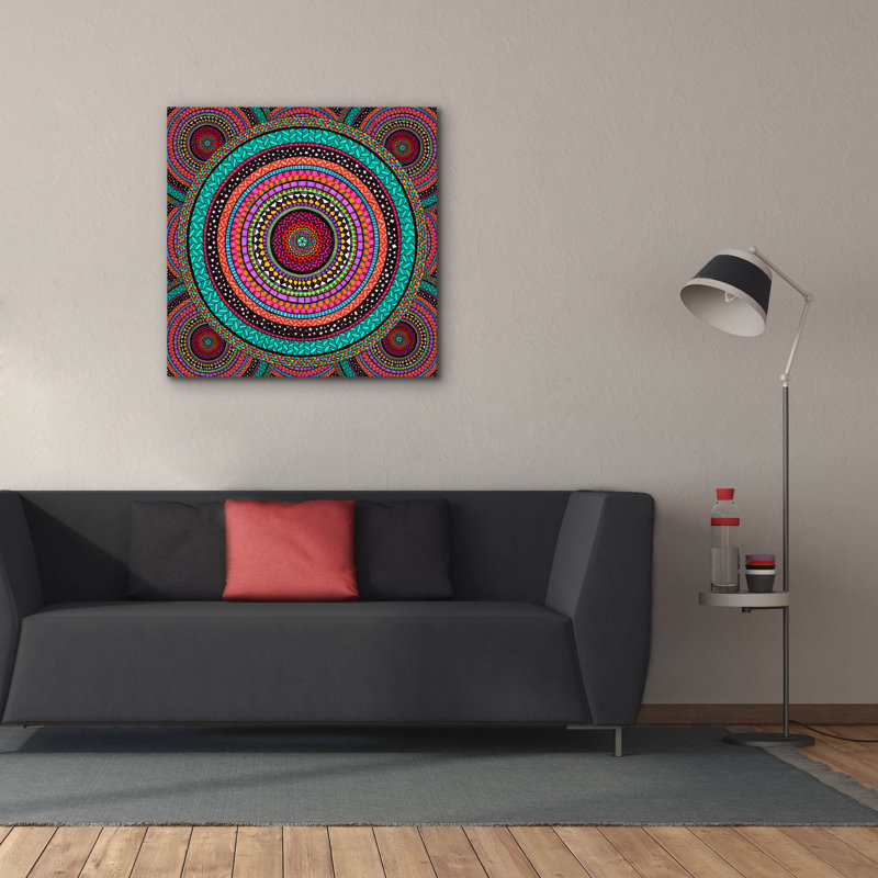 «Into The Night» par Hello Angel, art mural sur toile, 26 po x 26 po, H 37 po x l 37 po x P 1,5 po