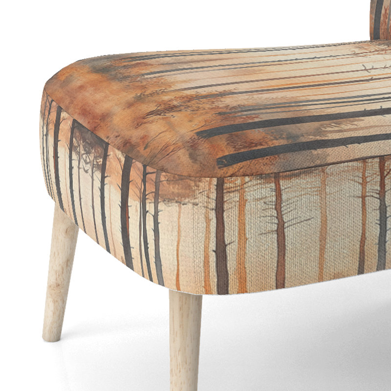 Chaise rembourrée Forest - Chaise d'appoint Whispering Forest Edge, Chaise d'appoint sans accoudoirs