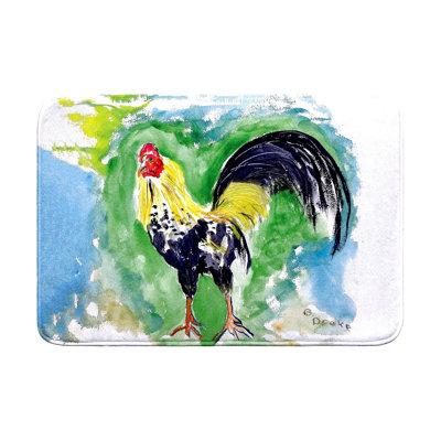 Bantam Rooster Bath Mat