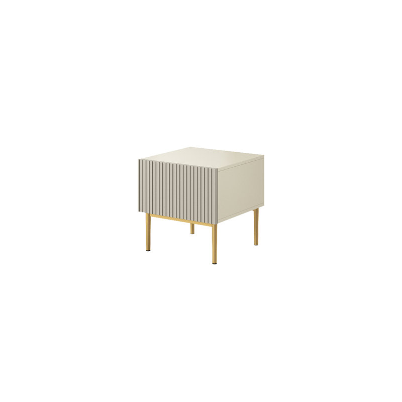 Alantra 46cm W Laminate Bedside Table, Cashmere
