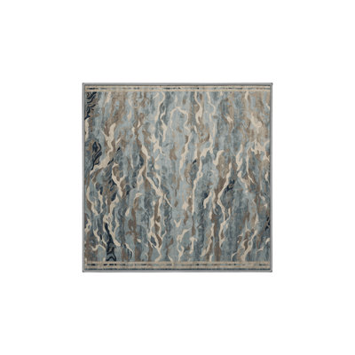 Machine Washable Brown Area Rug