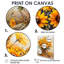 Tournesols Golden Harvest Arrangement - ensemble d'art mural en toile florale de 6-758687005-758687006