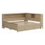 Wood Daybed With Storage Shelves And Trundle