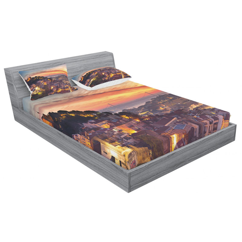 Microfiber Sheet Set, Full Sheet Set with Fitted Sheet