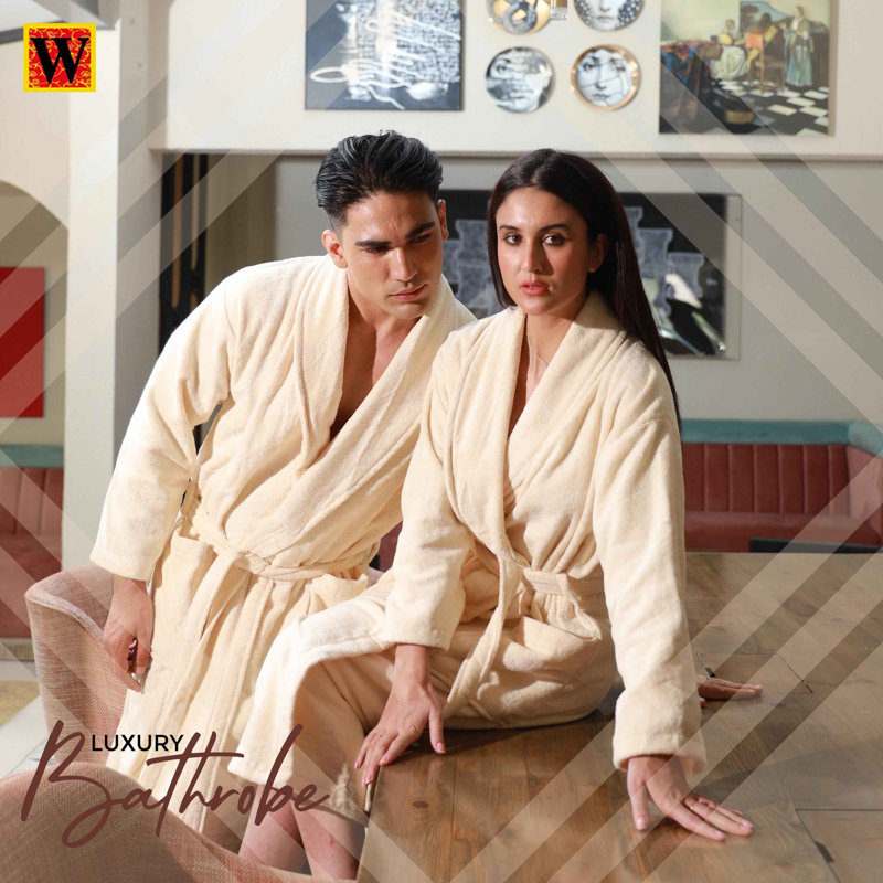 100% Cotton Bathrobe, L