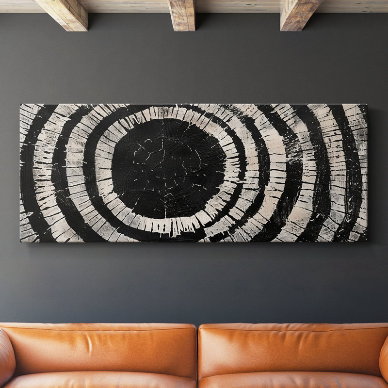 Abstract Series 2 #XXXII-Wide Gallery Wrapped Canvas, 12" H x 30" W