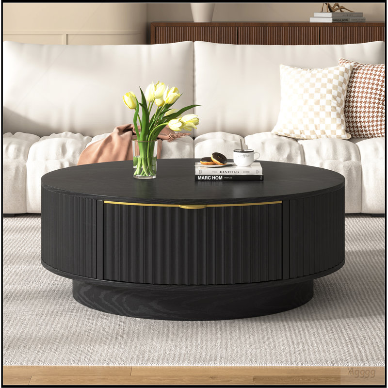 Table basse Farmhouse, Noir