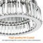 Plafonnier moderne encastré en cristal de 32 cm avec luminaire chromé pour salon ou chambre à coucher-1066859966