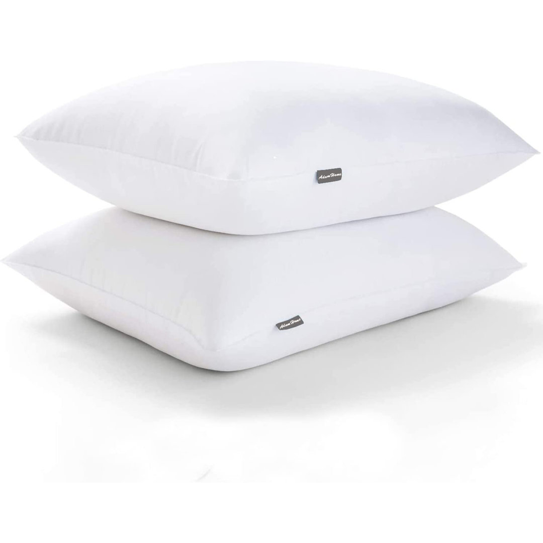 Polyester Medium Support Pillow (Set of 2)