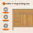 Vaimi 36" Bathroom Storage With Sink, Wood Vanity Cabinet With Flip-Out Drawer