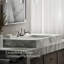 Artifacts Widespread Faucet Bathroom Sink with Drain Assembly-90941735