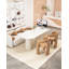 Bureau en pierre frittée blanc pur-1801070382