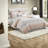 Elegant 9 Piece Bedding Set, Polyester Comforter With Farmhouse Flair