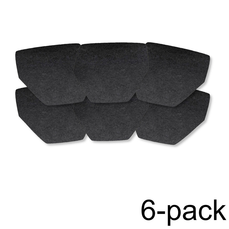 G-Floor Drip & Dry Urinal Mats, Gray, 19"W x 20"L