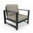 Dulcie Metal Outdoor Armchair with Sunbrella® Cushions-1767707997